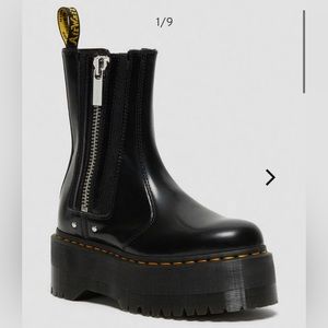 Dr Marten 2976 Max Leather Chelsea Platform Boots
